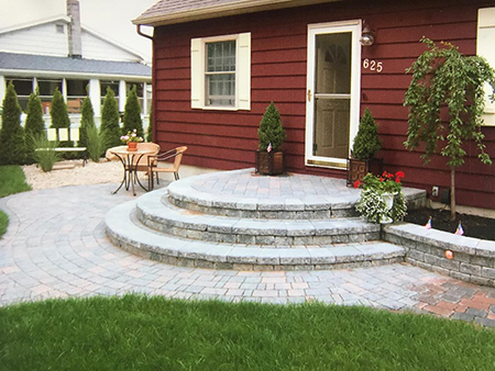 Paver Entry Area